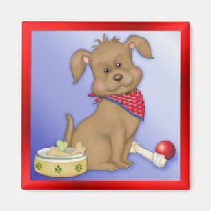 Puppy Kärlek Magnet