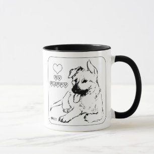 Puppy Kärlek Mugg