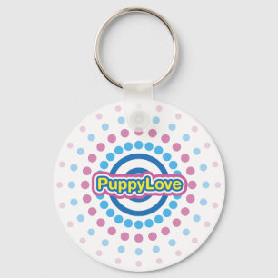 Puppy Kärlek Nyckelring
