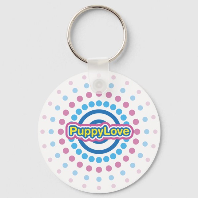 Puppy Kärlek Nyckelring (Framsida)