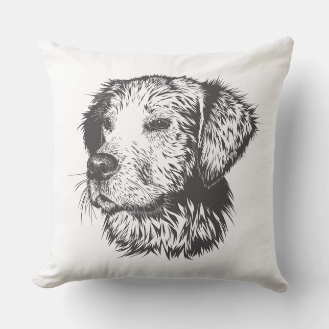 Puppy Kärlek Pillow Kudde (Framsida)