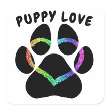 Puppy Kärlek Rainbow Heart