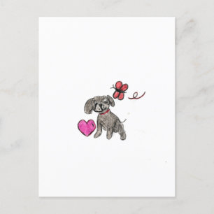 Puppy Kärlek Vykort