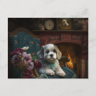 Puppy Kärlek Vykort