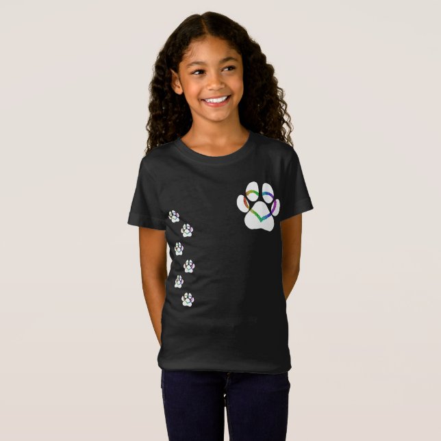 PUPPY KÄRLEK White T Shirt (Hel framsida)
