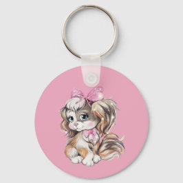 Puppy Keychain Nyckelring