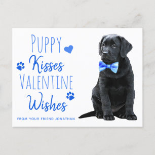 Puppy Kisses Valentine Önskemål Kids Valentines da Helg Vykort