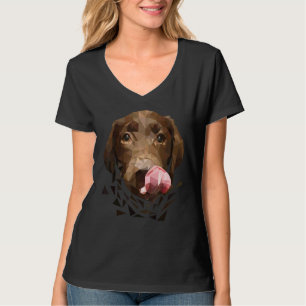 Puppy Låg polygonlabradobild T Shirt