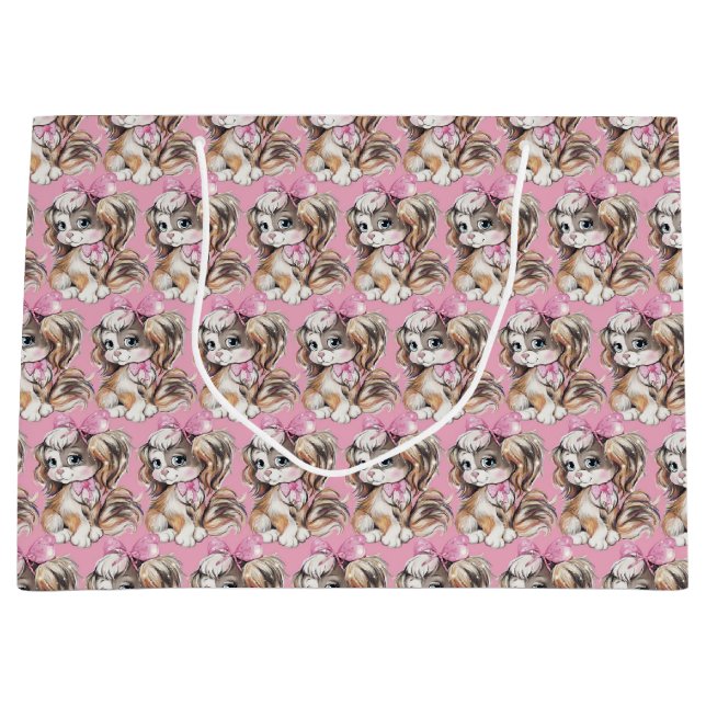Puppy Large Gift Bag (Framsidan)