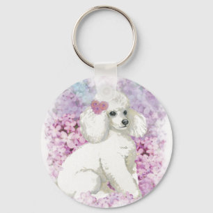 Puppy Lilacs konstdesign i Pudel Nyckelring