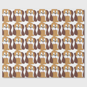 PUPPY LONG ÖRON WRAPPING PAPPER PRESENTPAPPER