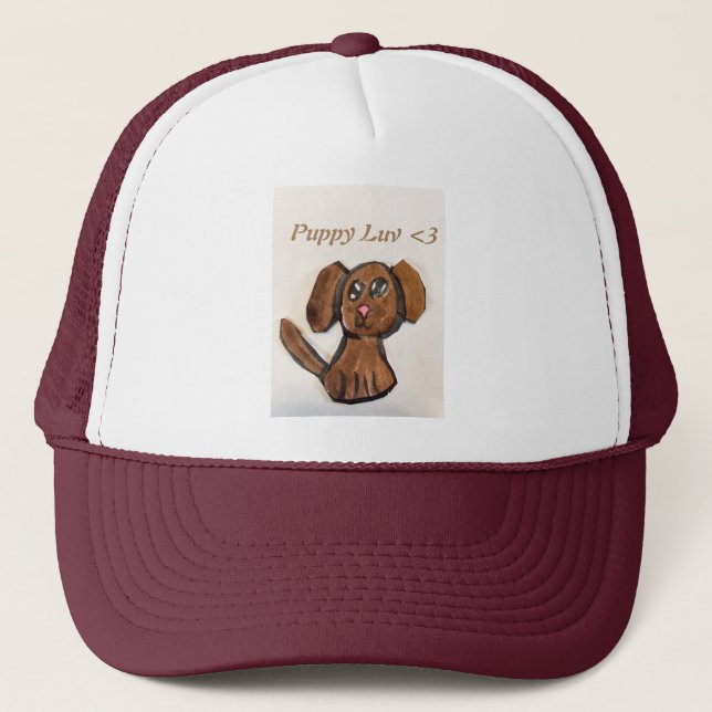 Puppy Luv Hat Keps (Framsida)