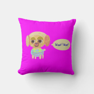 Puppy-Magenta Kudde