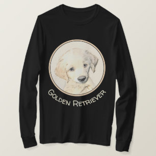 Puppy-målning för guldfärgad återgivning - ori t shirt