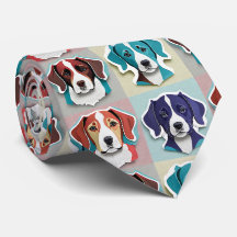 Puppy Mönster Neck Tie