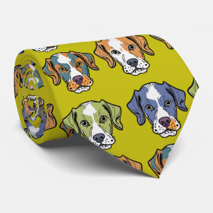 Puppy Mönster Neck Tie Slips