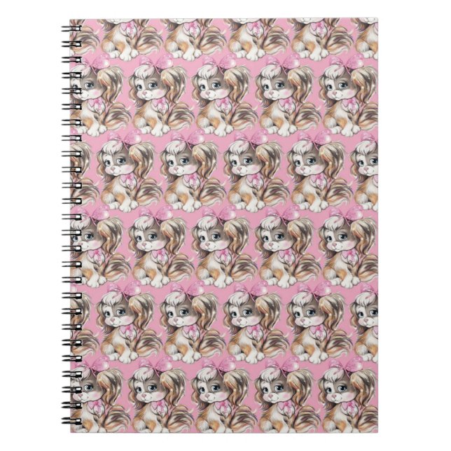 Puppy Notebook Anteckningsbok (Framsidan)