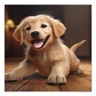 Puppy Nursery & Children's Room Prints Fototryck