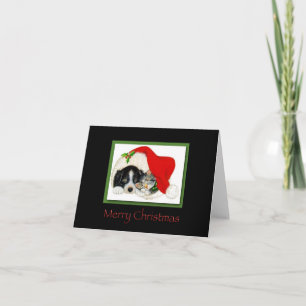 Puppy- och Kattkort i god jul Helgkort