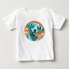 Puppy Orange kärlek T Shirt