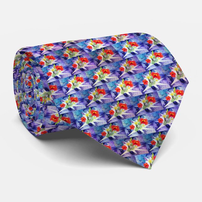 Puppy på Löv, Neck Tie Slips (Rullad)