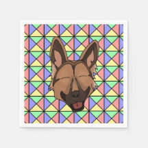 Puppy Party Napkins - Tyska shepherd