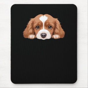 Puppy Peeking Cute Adsible Funny Animal Tecknad Musmatta