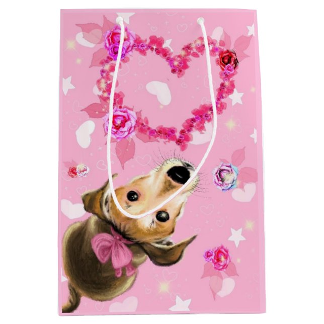 Puppy Pet Gift Bag (Framsidan)