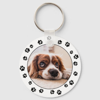 Puppy Photo Keychain Nyckelring