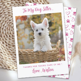 Puppy Photo Tack för Anpassningsbar av modern Pet  Kort