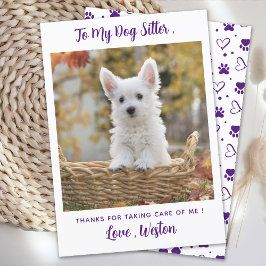 Puppy Photo Tack för Pet-Anpassningsbarna Hund Kort