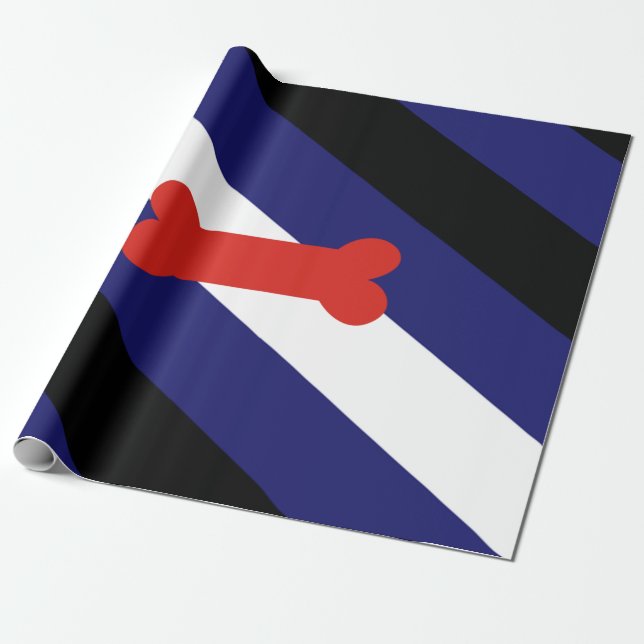Puppy Play-Pride, Flagga Presentpapper (Utrullad)