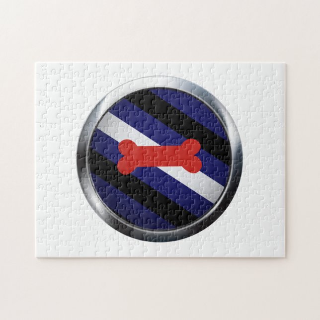 PUPPY PLAY PRIDE MEDALLION PUSSEL (Horisontell)