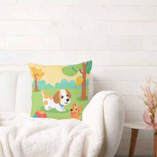 Puppy Playland Cushion Kudde