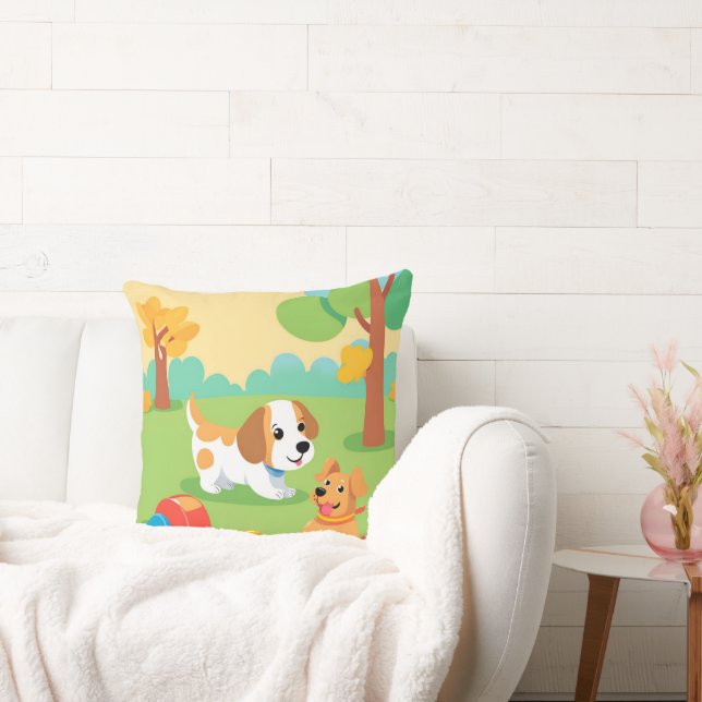 Puppy Playland Cushion Kudde (Soffa)