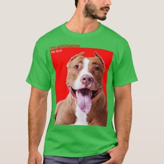Puppy print Collection ImDOGable American Pit Bu T Shirt