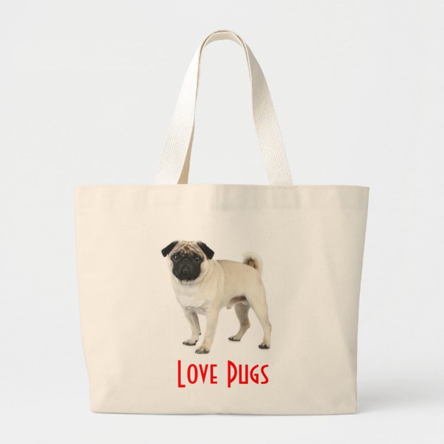 Puppy Puppy Hund Canvas Beach Totebag Jumbo Tygkasse (Framsidan)