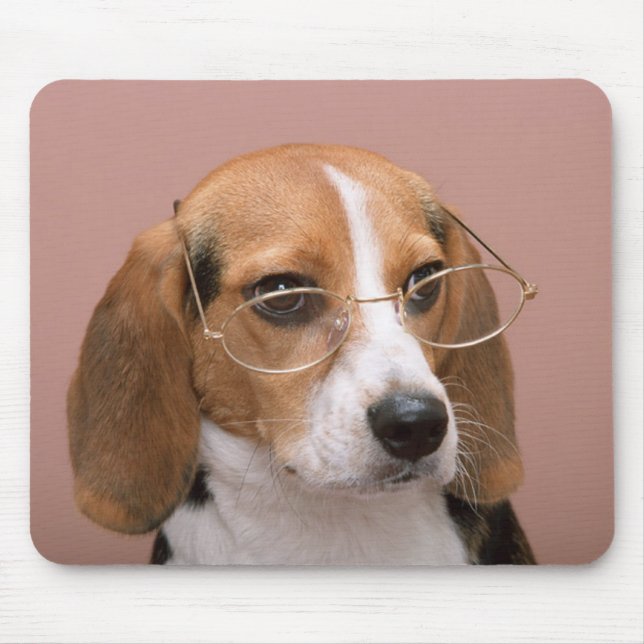 Puppy Puppy Hund Mousepad, Kärlek Beagle Musmatta (Framsidan)