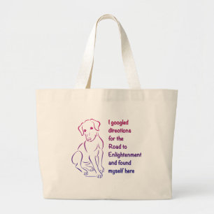 Puppy Road to Enlightenment Jumbo Tygkasse