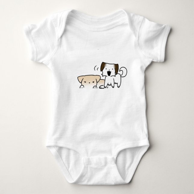 Puppy rompertje  t shirt (Framsida)