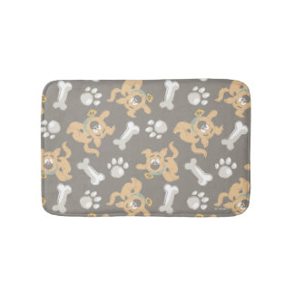 Puppy Scooby-Doo Bone & Paw Print Mönster Badrumsmatta