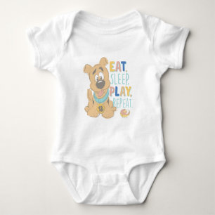 Puppy Scooby-Doo "Eat, Sömn, Spela upp, Upprepa" T Shirt