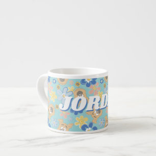 Puppy Scooby-Doo Flower Mönster Espressomugg