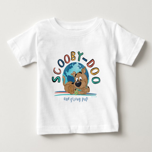 Puppy Scooby-Doo "One Groovy Valp" T Shirt (Framsida)