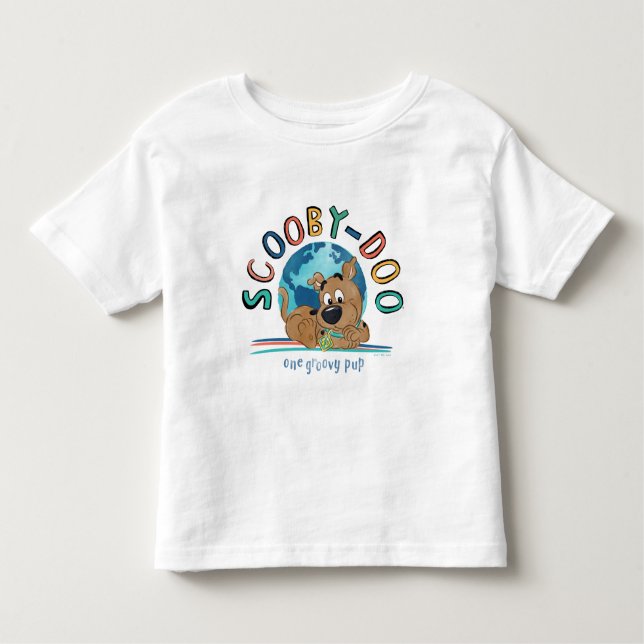 Puppy Scooby-Doo "One Groovy Valp" T Shirt (Framsida)