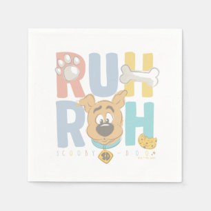 Puppy Scooby-Doo "Ruh Roh" Pappersservett