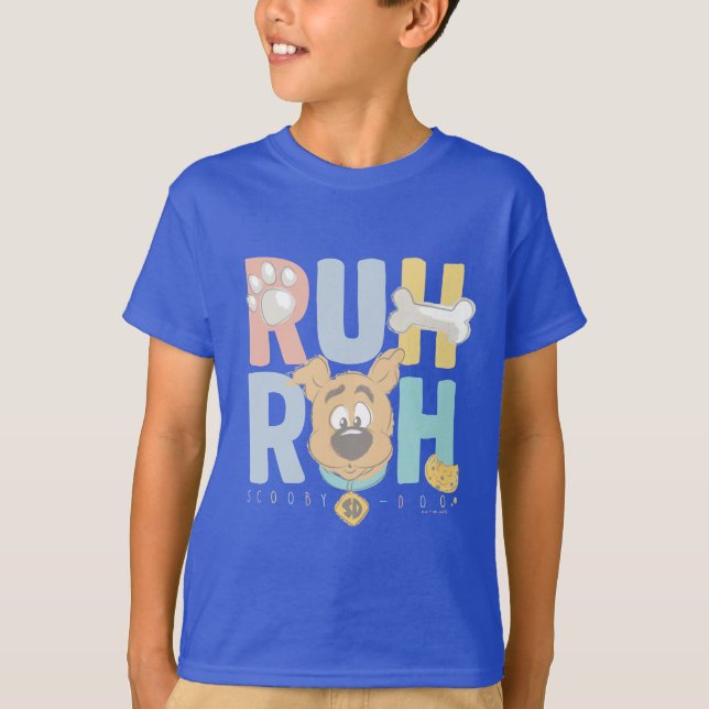 Puppy Scooby-Doo "Ruh Roh" T Shirt (Framsida)
