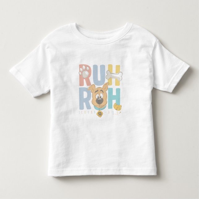 Puppy Scooby-Doo "Ruh Roh" T Shirt (Framsida)