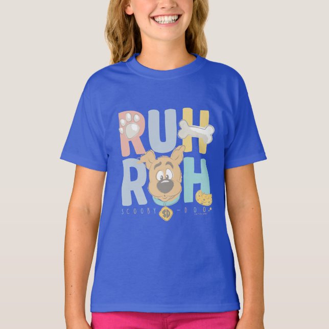 Puppy Scooby-Doo "Ruh Roh" T Shirt (Framsida)