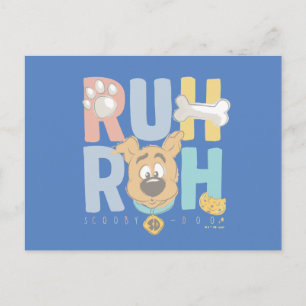 Puppy Scooby-Doo "Ruh Roh" Vykort